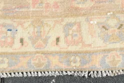 Tapis persan vintage large en nuances de rose, tapis noué à la main, 282x426 cm