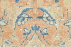 Tapis persan vintage large en nuances de rose, tapis noué à la main, 282x426 cm