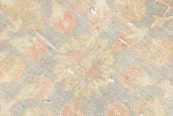 Tapis persan vintage large en nuances de rose, tapis noué à la main, 282x426 cm