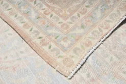 Tapis persan vintage rose blush 9x13, décoration de luxe faite à la main, 283x408 cm