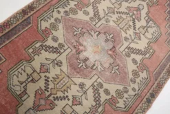 Tapis persan vintage rose délavé 5x8, 137x247 cm