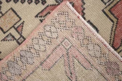 Tapis persan vintage rose délavé 5x8, 137x247 cm