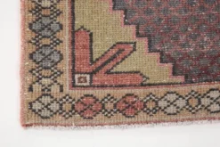 Tapis persan vintage rose délavé 5x8, 137x247 cm
