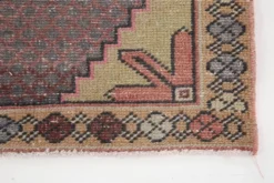 Tapis persan vintage rose délavé 5x8, 137x247 cm