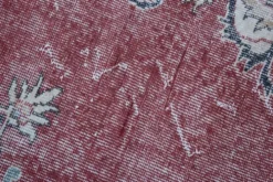 Tapis persan vintage rouge brique, tapis oriental noué à la main, 209x325 cm