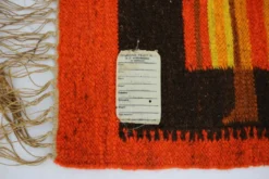 Tapis polonais en laine des années 1960 132x51cm