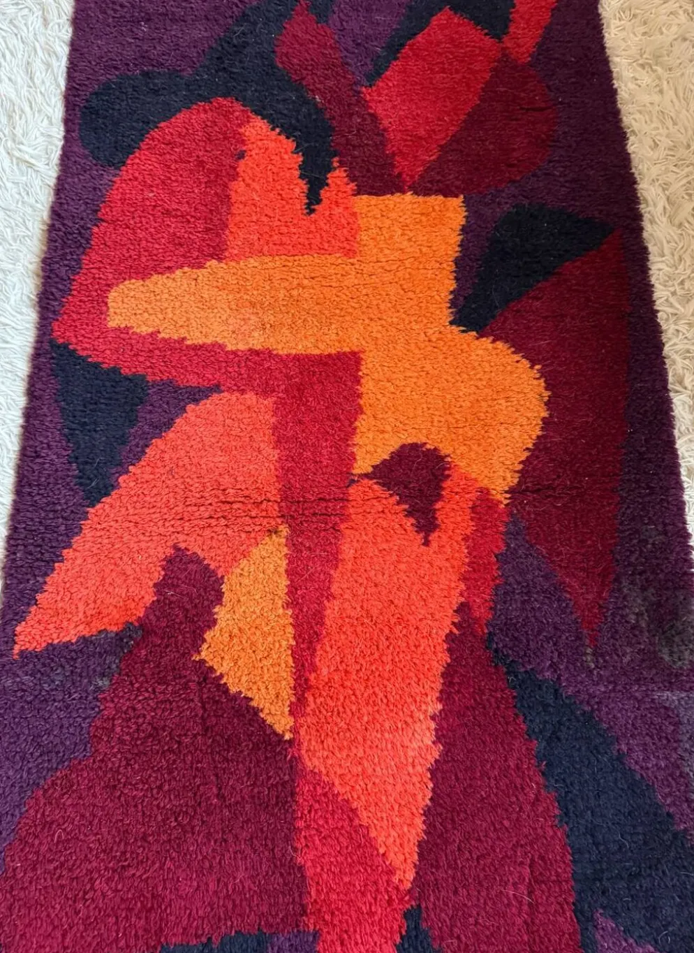 Tapis Pop Art scandinave années 70