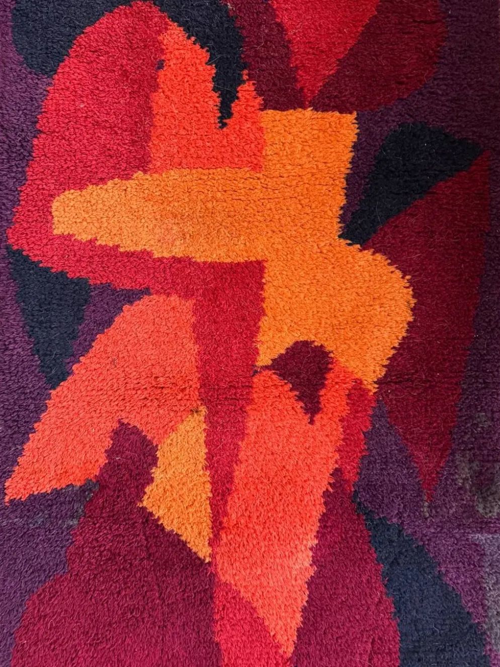 Tapis Pop Art scandinave années 70