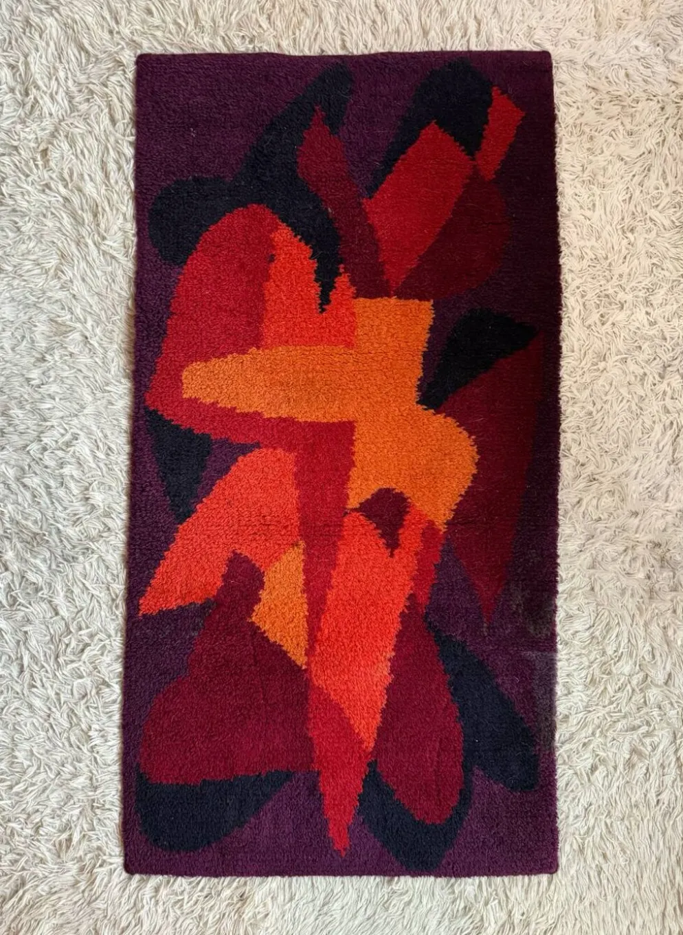 Tapis Pop Art scandinave années 70