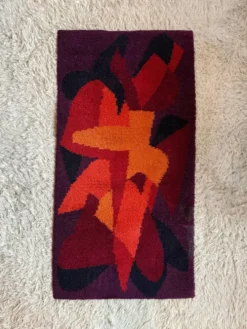 Tapis Pop Art scandinave années 70