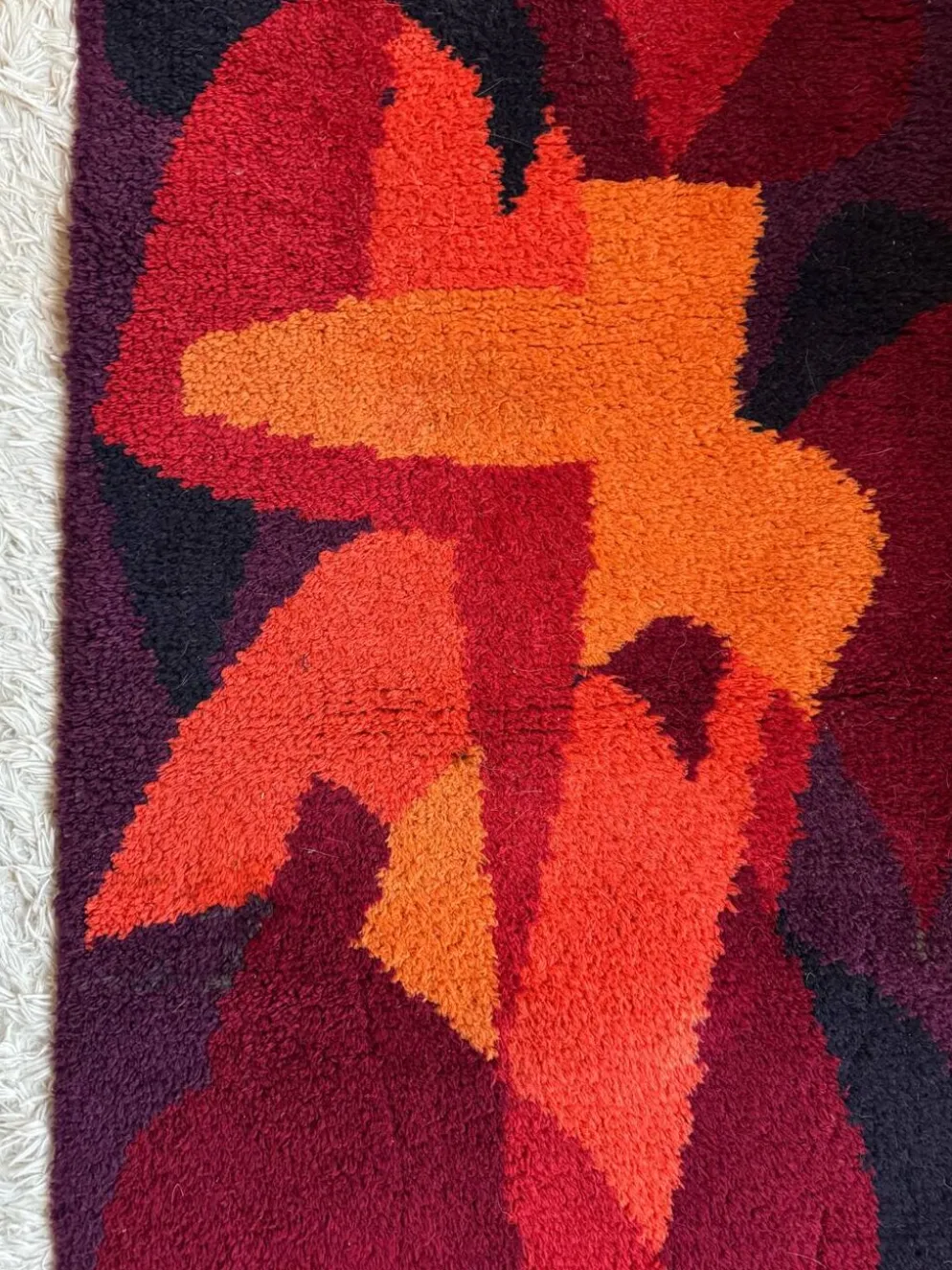 Tapis Pop Art scandinave années 70