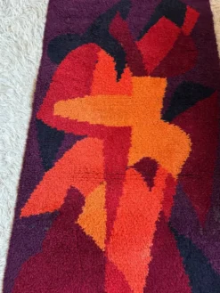 Tapis Pop Art scandinave années 70
