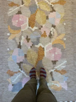 Tapis Rollakan vintage suédois par Ingegerd Silow