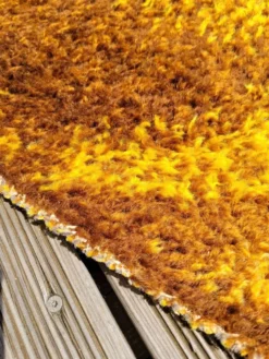 Tapis rond vintage en laine - Diamètre 235cm