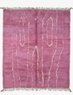 Tapis Rose Contemporain - 390 x 290 cm
