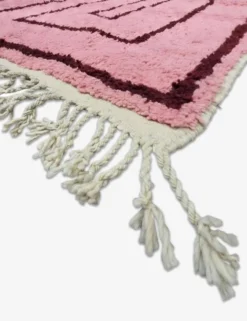 Tapis Rose Contemporain - 297 x 246 cm