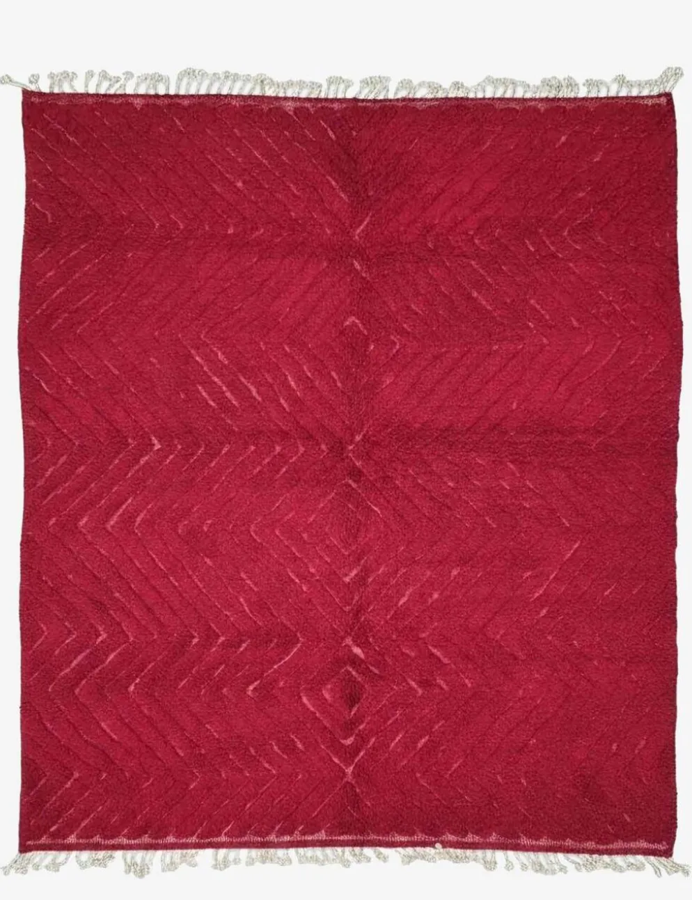 Tapis Rouge Contemporain - 300 x 250 cm