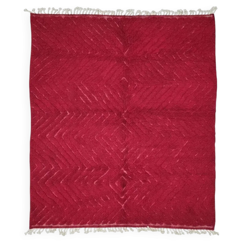 Tapis Rouge Contemporain - 300 x 250 cm