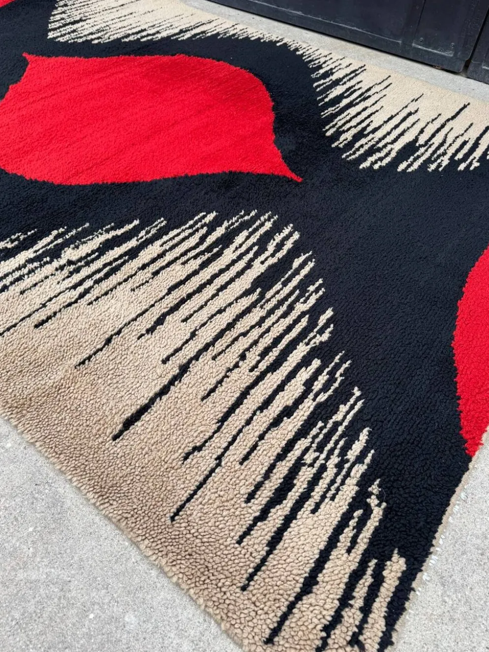 Tapis Rya scandinave, années 70