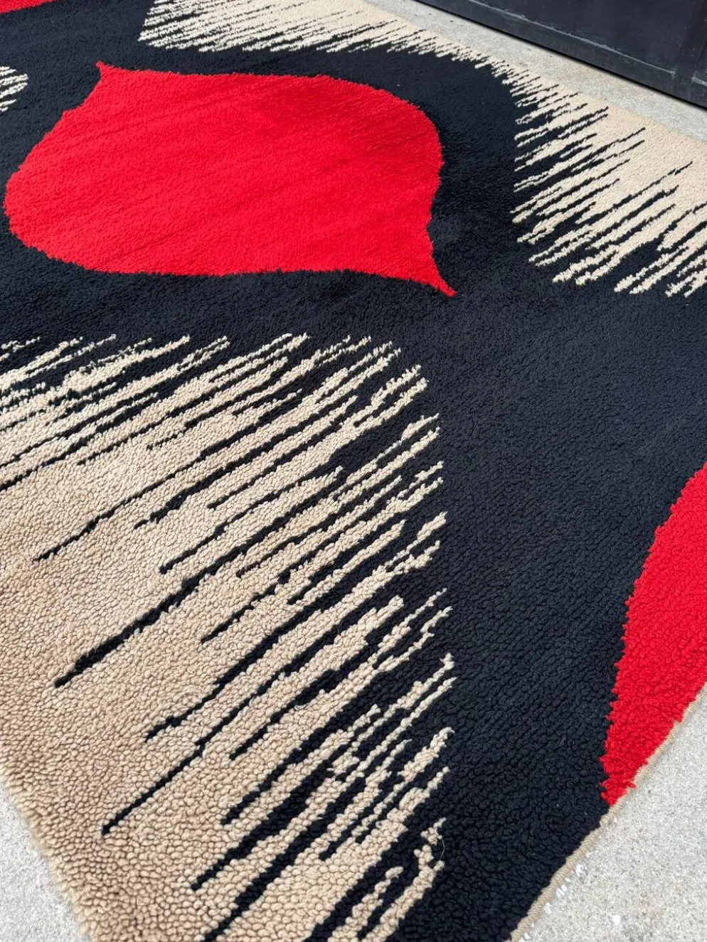 Tapis Rya scandinave, années 70