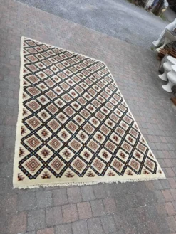 Tapis scandinave en laine des années 60/70