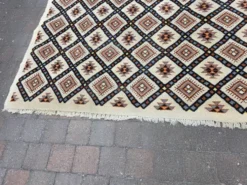 Tapis scandinave en laine des années 60/70