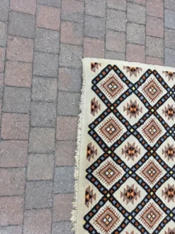 Tapis scandinave en laine des années 60/70