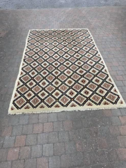 Tapis scandinave en laine des années 60/70
