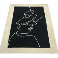 Tapis scandinave en laine 170x240cm
