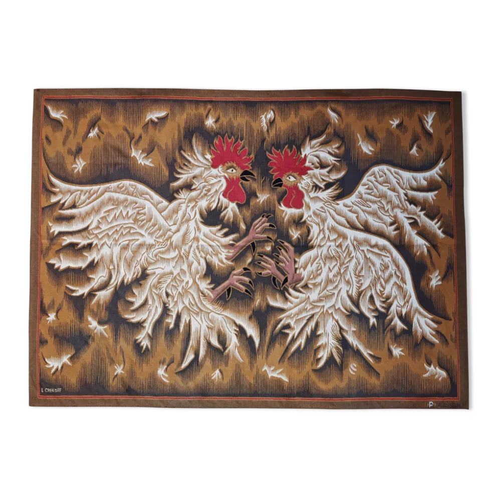 Tapisserie Aubusson Elie Grekoff 20ème siècle