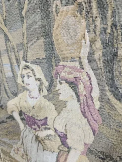 Tapisserie avec une scène forestière idyllique