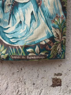 Tapisserie dans le goût de Gainsborough