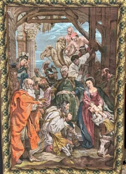 Tapisserie d'après le tableau « L'Adoration des Mages » de Pierre Paul Rubens