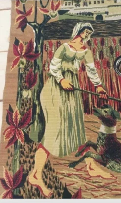 Tapisserie d’art signée Jean-Claude Bissery – Atelier Robert Four, Aubusson