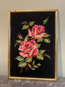 Tapisserie décoration rose