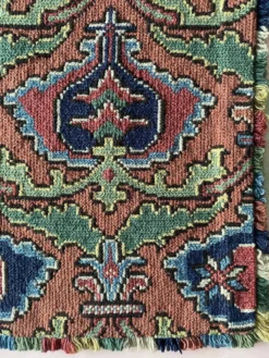 Tapisserie de broderie de grenade de l'art populaire suédois par Edna Nihlén, Suède 1956