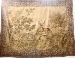 Tapisserie de style Renaissance à décor animalier, XXème siècle