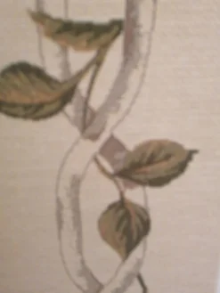 Tapisserie feuillages dans vase Médicis