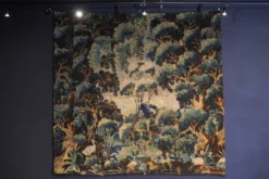 Tapisserie flamande en laine et soie. Fin du XVIIe siècle.