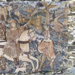 Tapisserie murale de style médiéval 100 × 64 cm