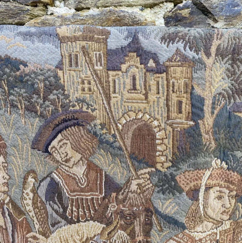 Tapisserie murale de style médiéval 100 × 64 cm