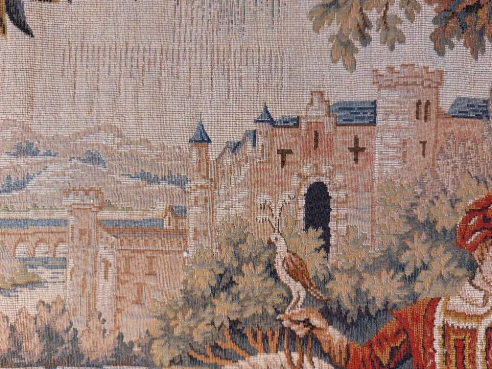 Tapisserie murale La Chasse Royale par Marc Waymel avec son support