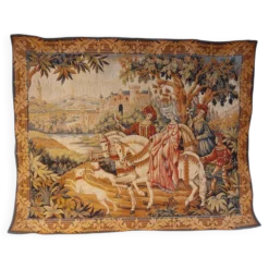 Tapisserie murale La Chasse Royale par Marc Waymel avec son support