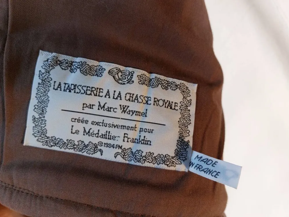 Tapisserie murale La Chasse Royale par Marc Waymel avec son support