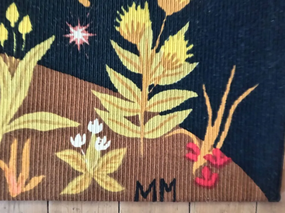 Tapisserie murale Maria Mesterou, l'arbre magique, années 70