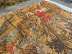 Tapisserie murale scène de chasse à courre