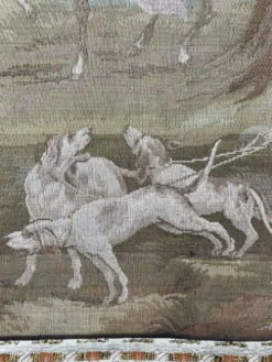 Tapisserie murale « Scène de chasse », style Louis XV, XXe siècle