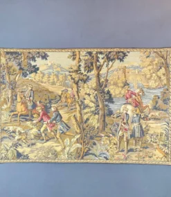 Tapisserie Murale , Scène De Chasse à Courre , XXe Siècle