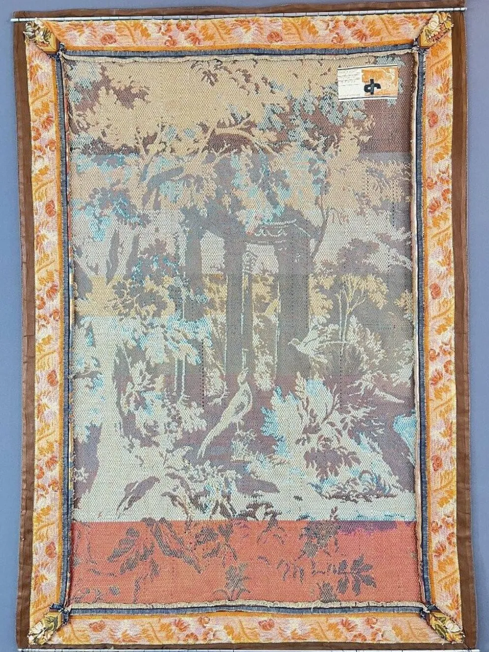 Tapisserie Murale , Scène Romantique Avec Ruines Antiques