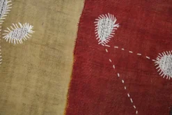 Tapisserie Murale Textile Vintage, Tenture Design, Art Textile, 88x106 Cm